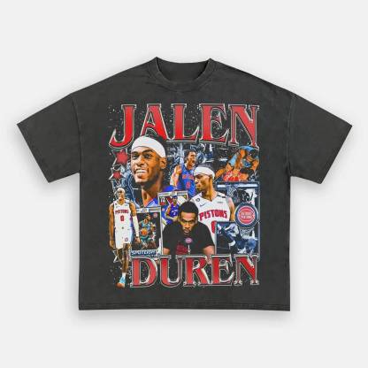 Unisex-Adult Ultra Cotton Washed T-Shirt Graphic  JALEN DUREN TEE 