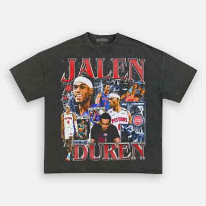 Unisex-Adult Ultra Cotton Washed T-Shirt Graphic  JALEN DUREN TEE 