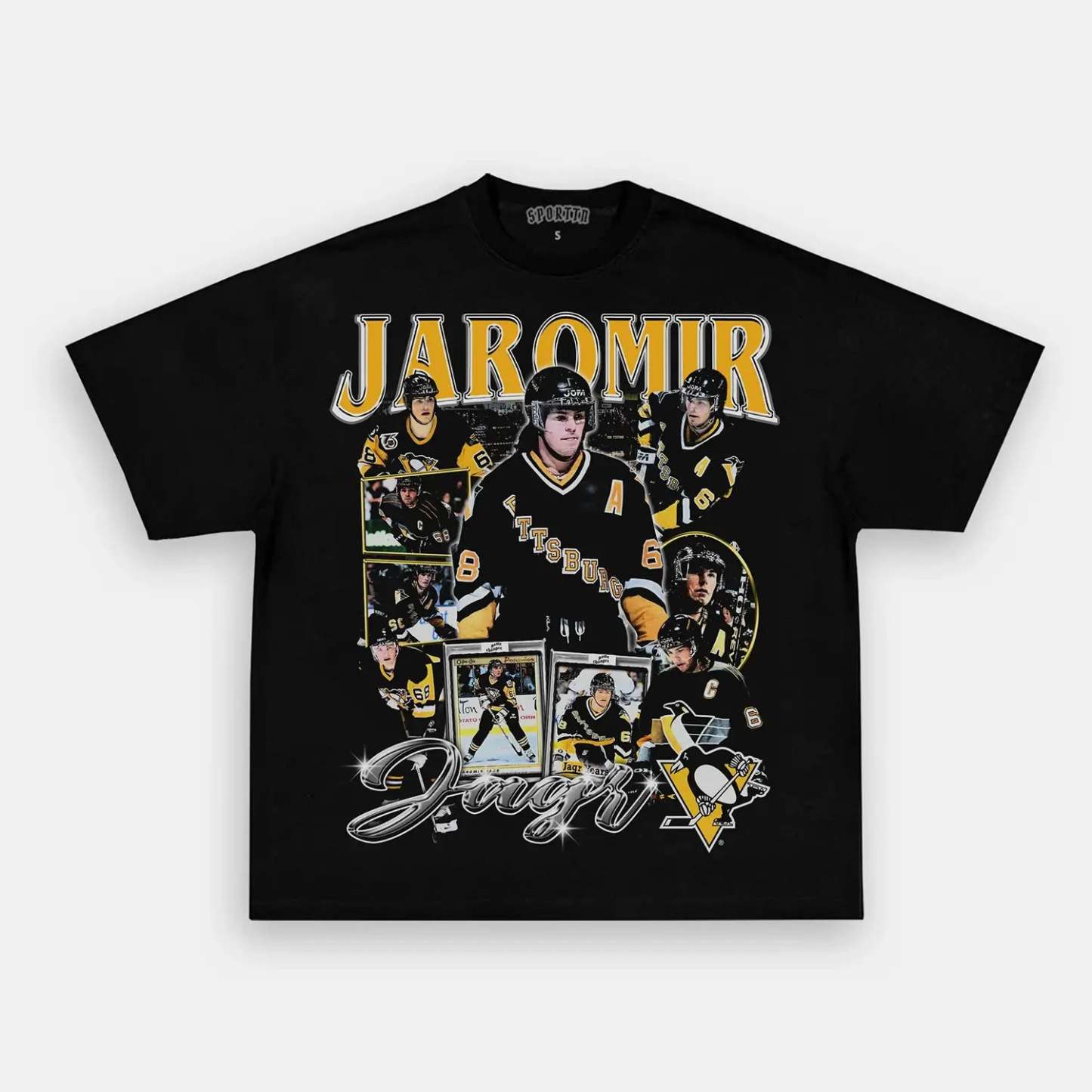 Unisex-Adult Ultra Cotton Washed T-Shirt Graphic JAROMIR JAGR TEE 