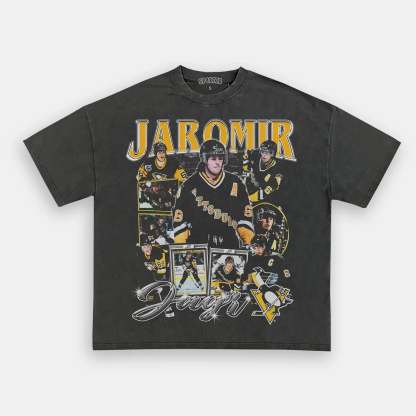Unisex-Adult Ultra Cotton Washed T-Shirt Graphic JAROMIR JAGR TEE 