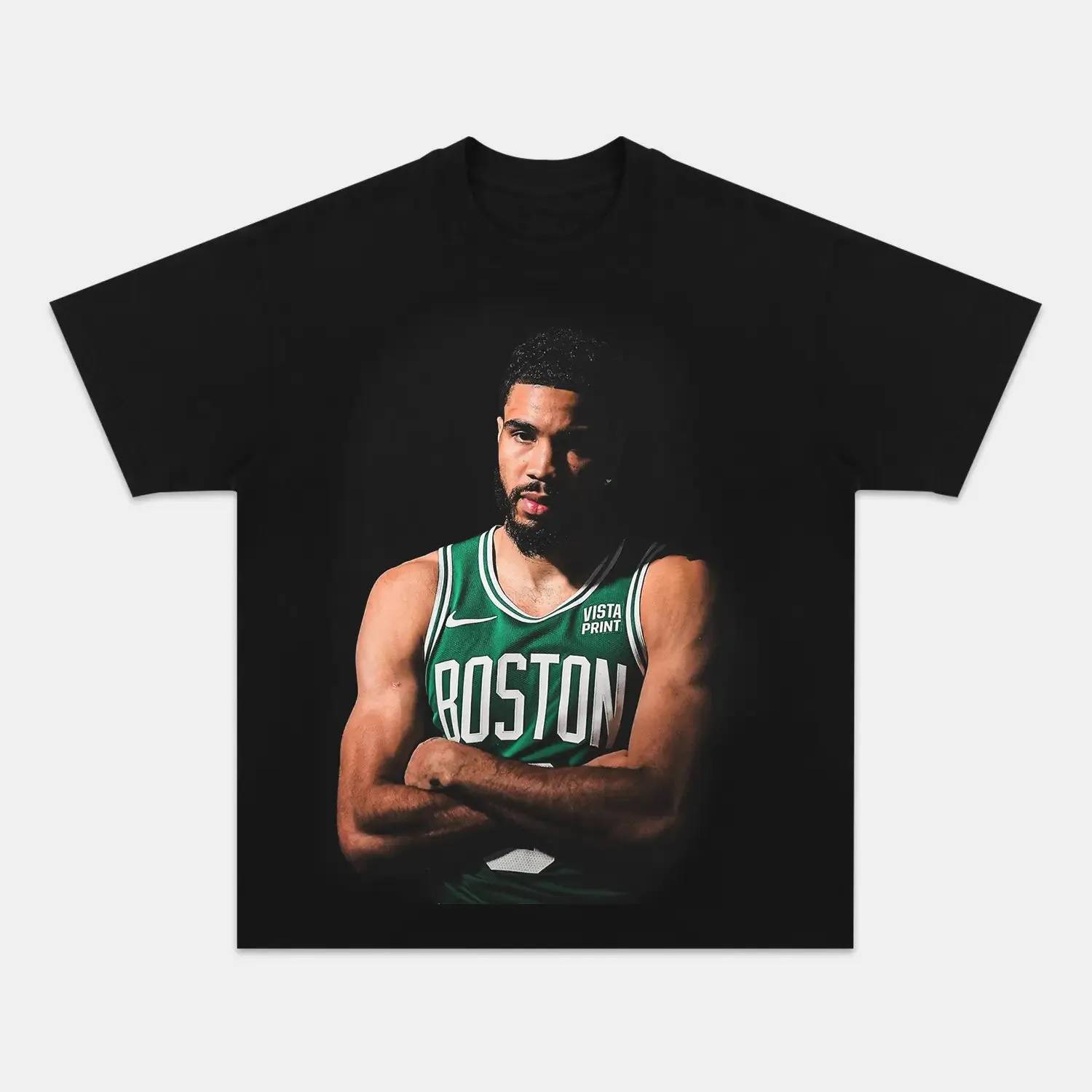 Unisex-Adult Ultra Cotton Washed T-Shirt Graphic JAYSON TATUM VINTAGE TEE 