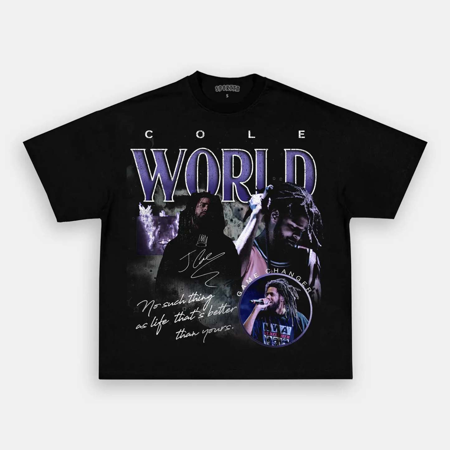 Unisex-Adult Ultra Cotton Washed T-Shirt Graphic J COLE TEE 