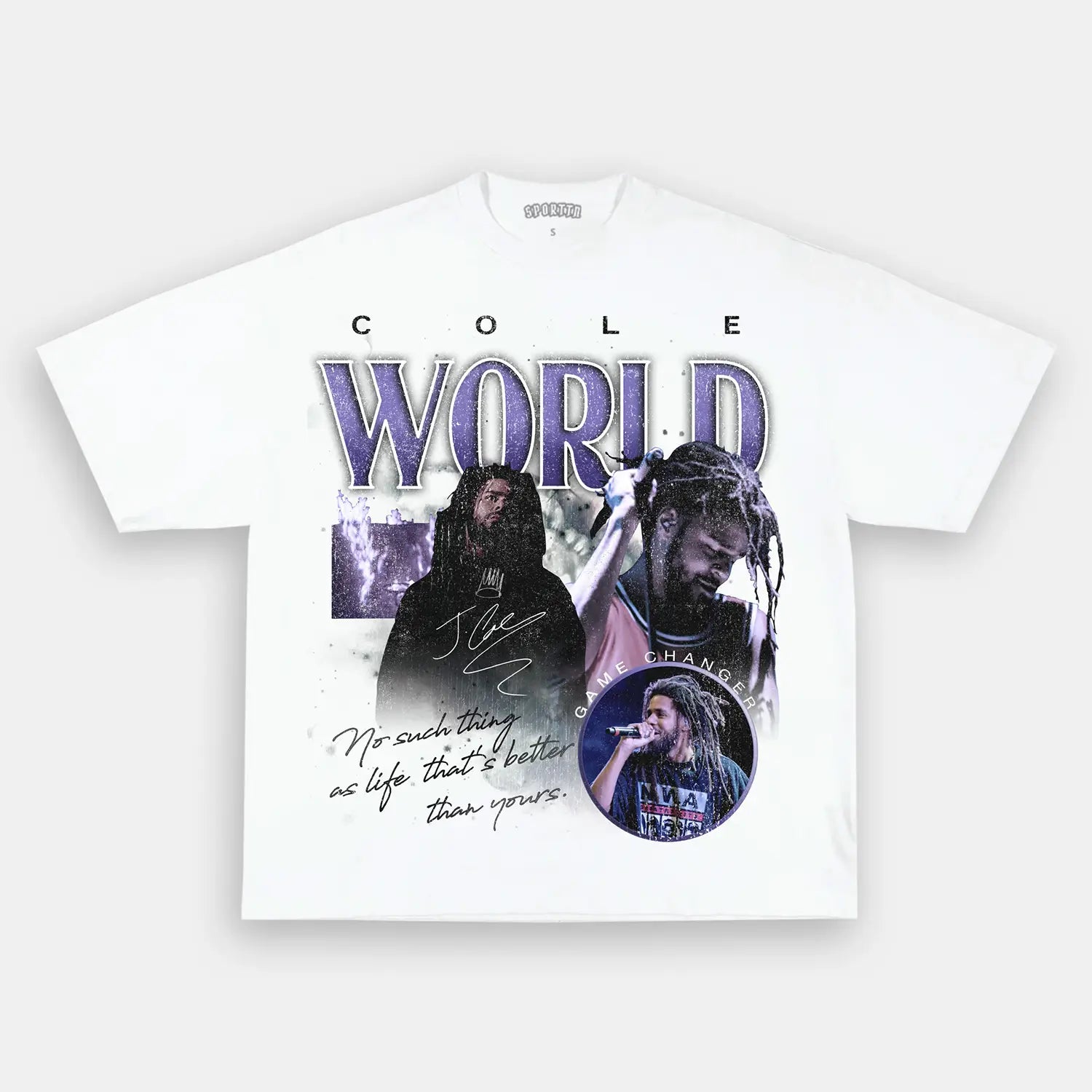 Unisex-Adult Ultra Cotton Washed T-Shirt Graphic J COLE TEE 