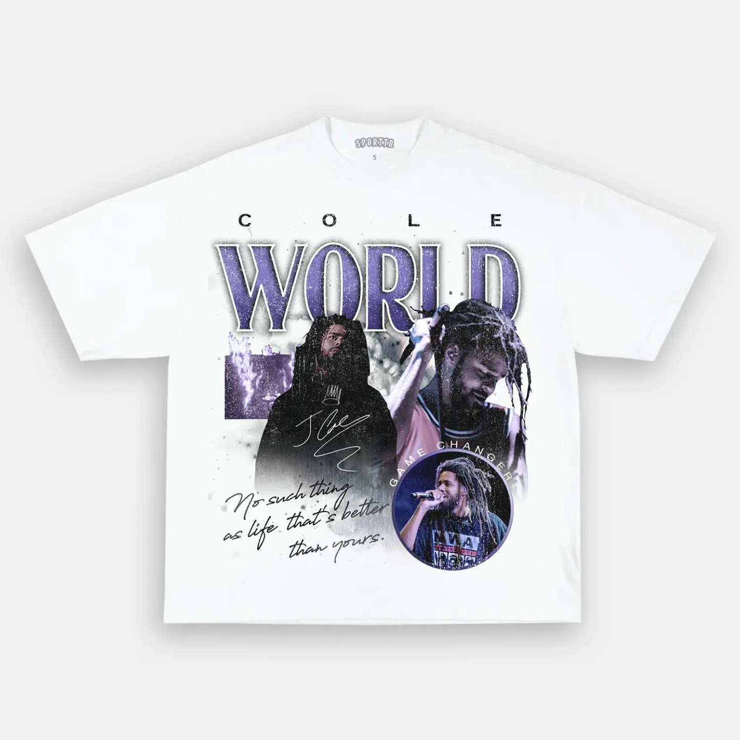 Unisex-Adult Ultra Cotton Washed T-Shirt Graphic J COLE TEE 