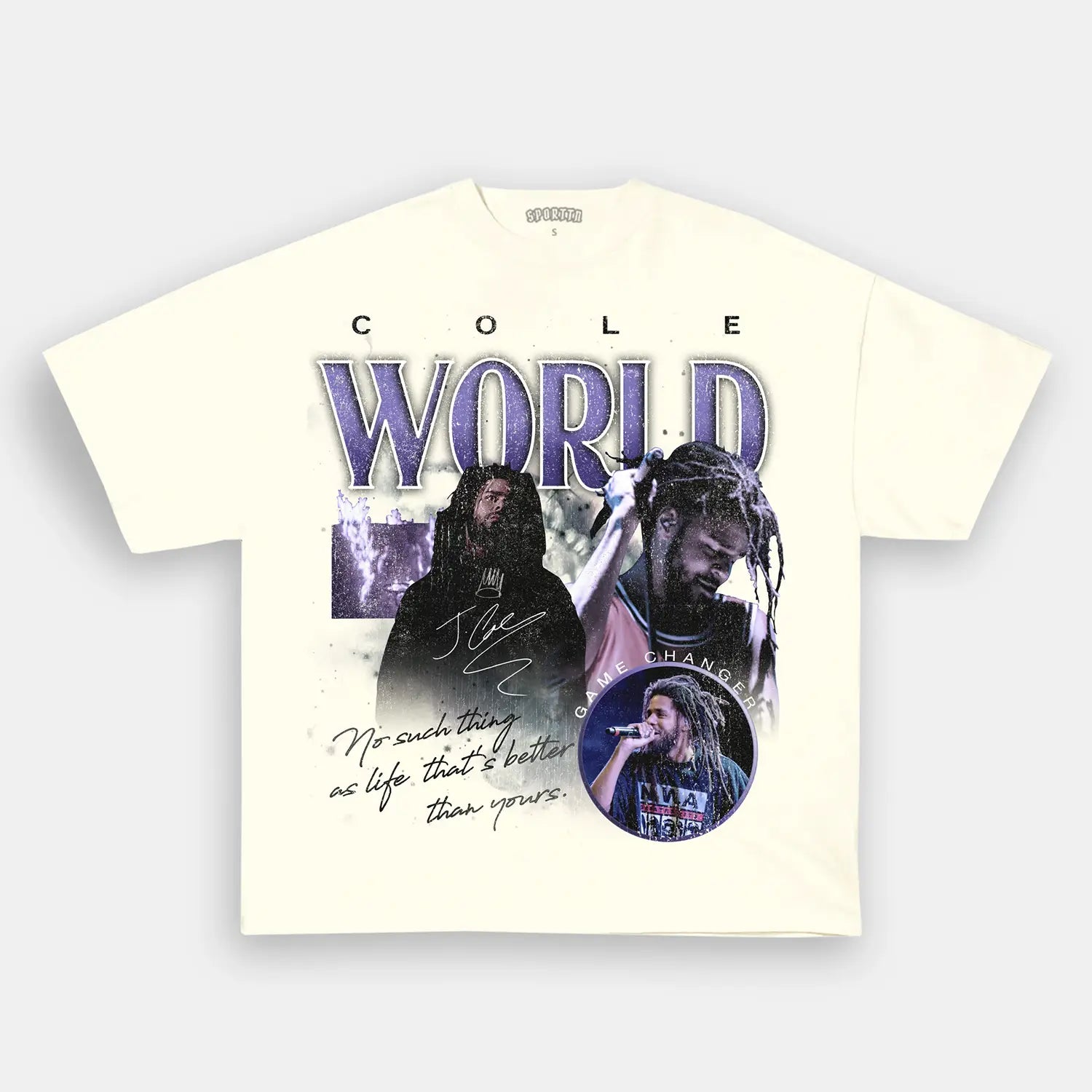 Unisex-Adult Ultra Cotton Washed T-Shirt Graphic J COLE TEE 
