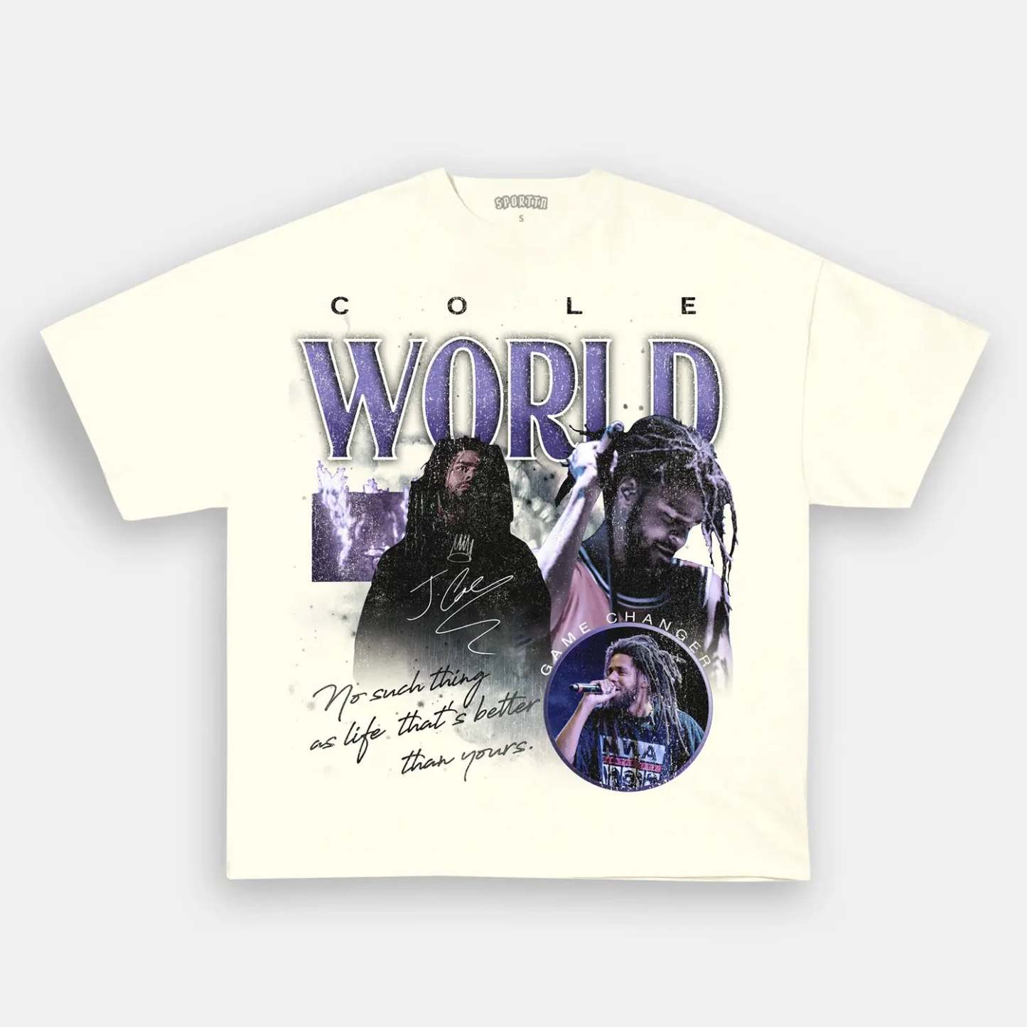 Unisex-Adult Ultra Cotton Washed T-Shirt Graphic J COLE TEE 