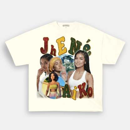 Unisex-Adult Ultra Cotton Washed T-Shirt Graphic JHENE AIKO TEE 