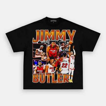 Unisex-Adult Ultra Cotton Washed T-Shirt Graphic JIMMY BUTLER V2 TEE 