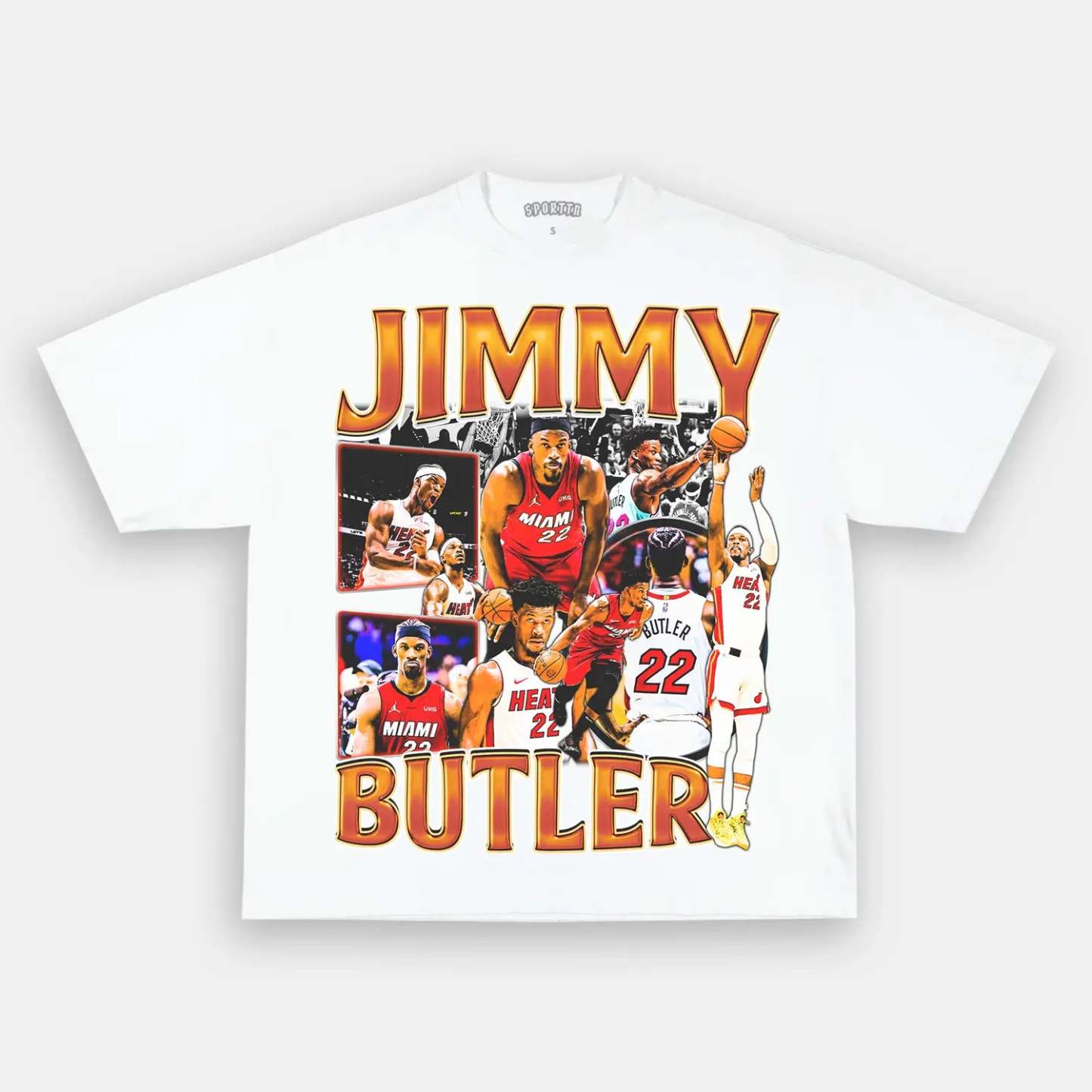 Unisex-Adult Ultra Cotton Washed T-Shirt Graphic JIMMY BUTLER V2 TEE 