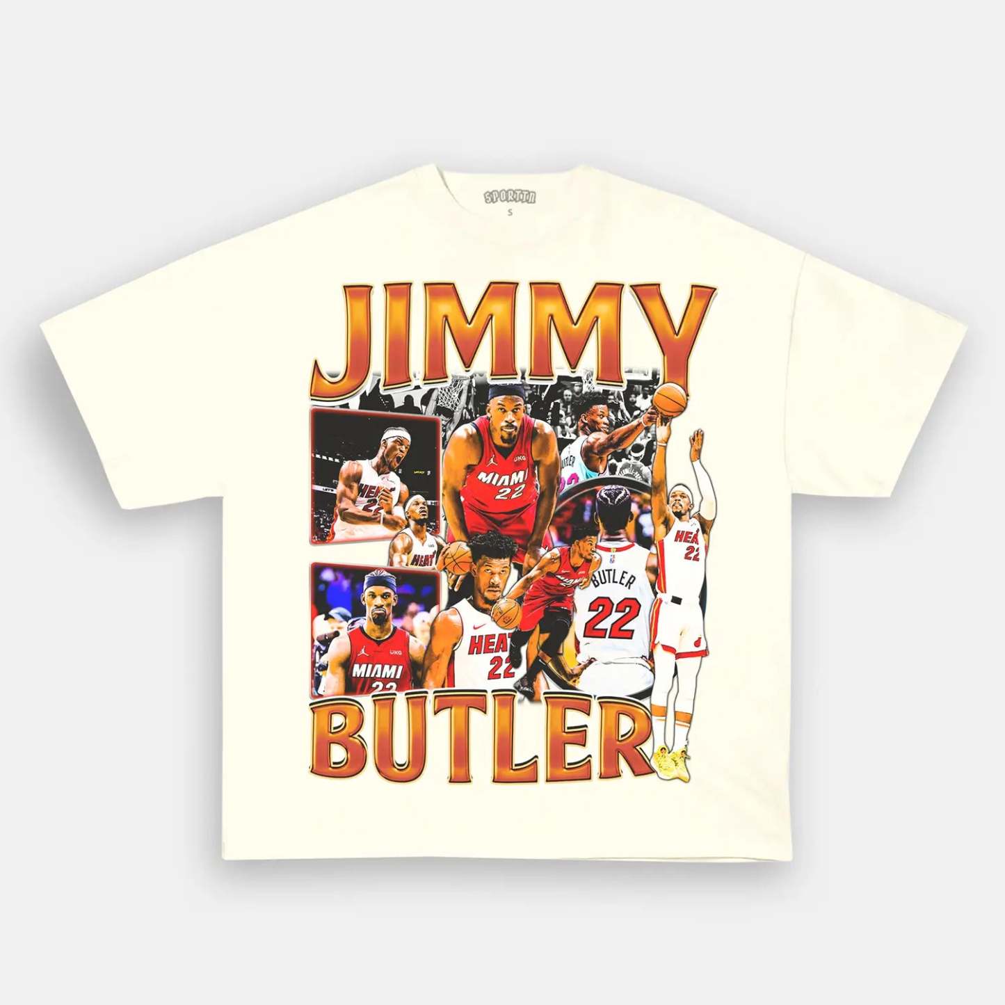 Unisex-Adult Ultra Cotton Washed T-Shirt Graphic JIMMY BUTLER V2 TEE 
