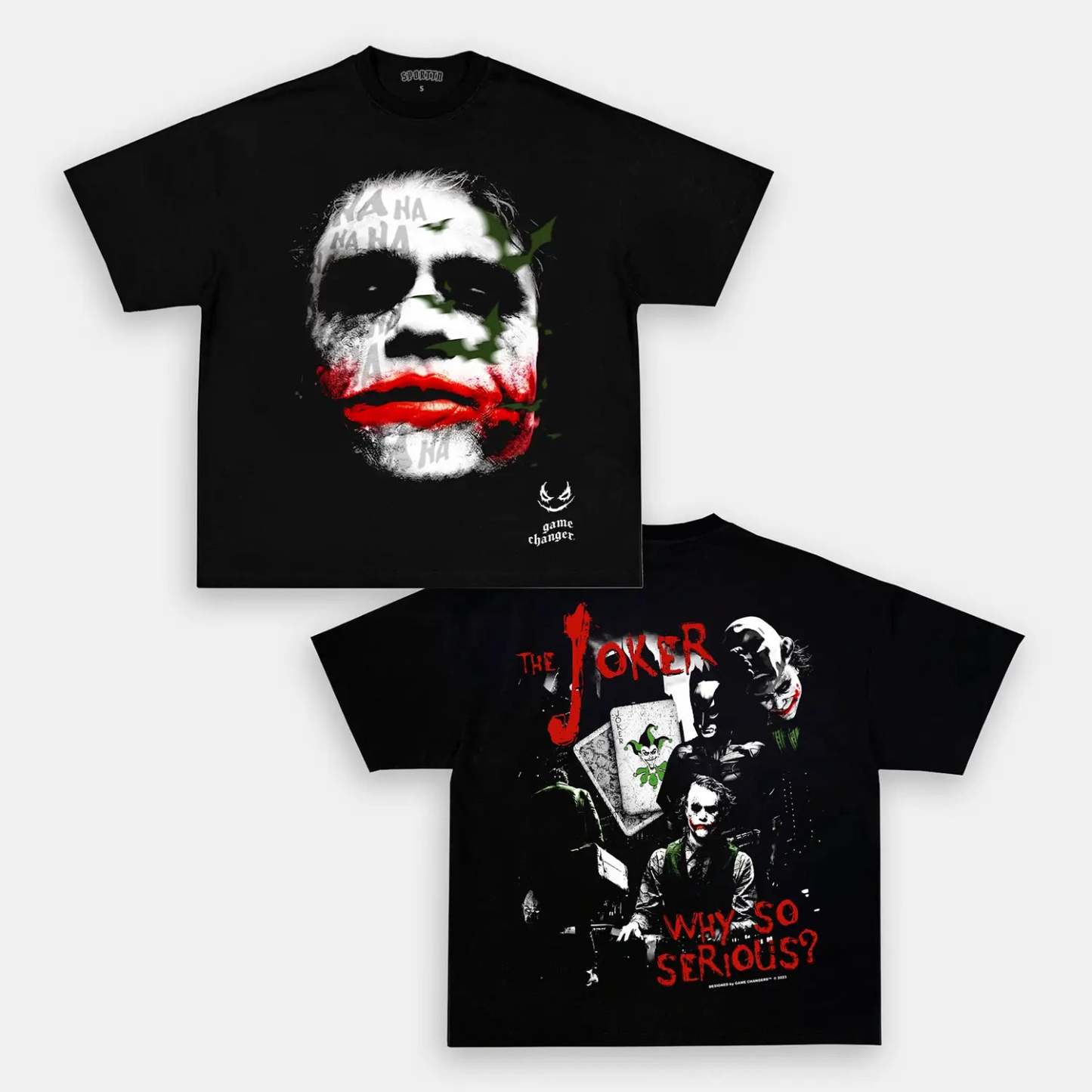 Unisex-Adult Ultra Cotton Washed T-Shirt Graphic JOKER V2 TEE 