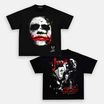 Unisex-Adult Ultra Cotton Washed T-Shirt Graphic JOKER V2 TEE 