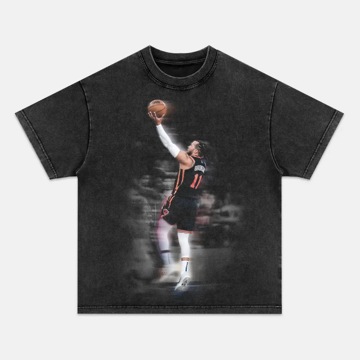Unisex-Adult Ultra Cotton Washed T-Shirt Graphic  Jalen_Brunson 