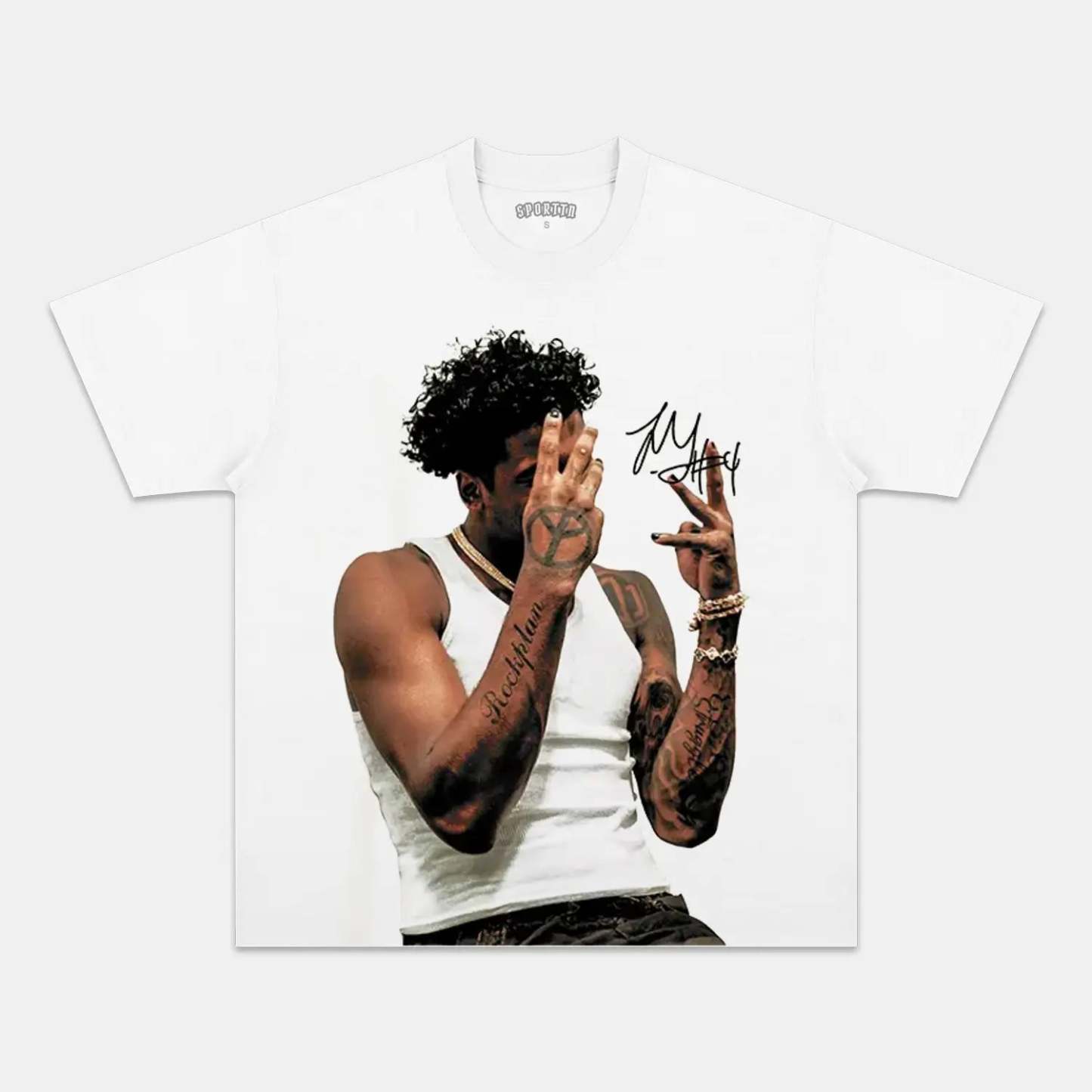 Unisex-Adult Ultra Cotton Washed T-Shirt Graphic JALEN GREEN TEE