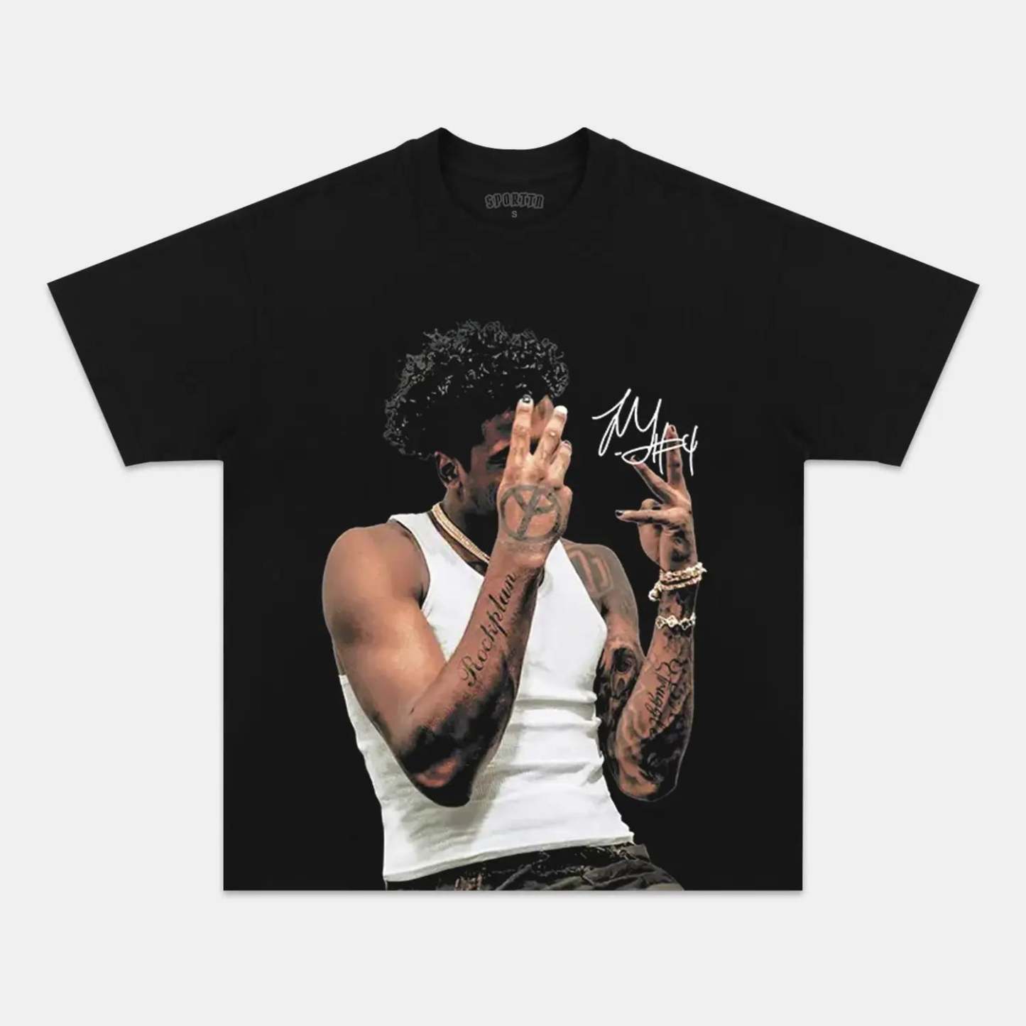 Unisex-Adult Ultra Cotton Washed T-Shirt Graphic JALEN GREEN TEE