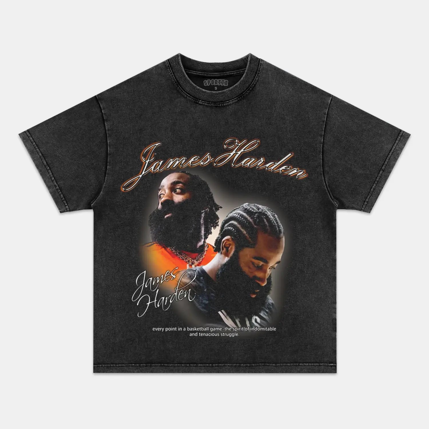 Unisex-Adult Ultra Cotton Washed T-Shirt Graphic  JAMES HARDEN  TEE 