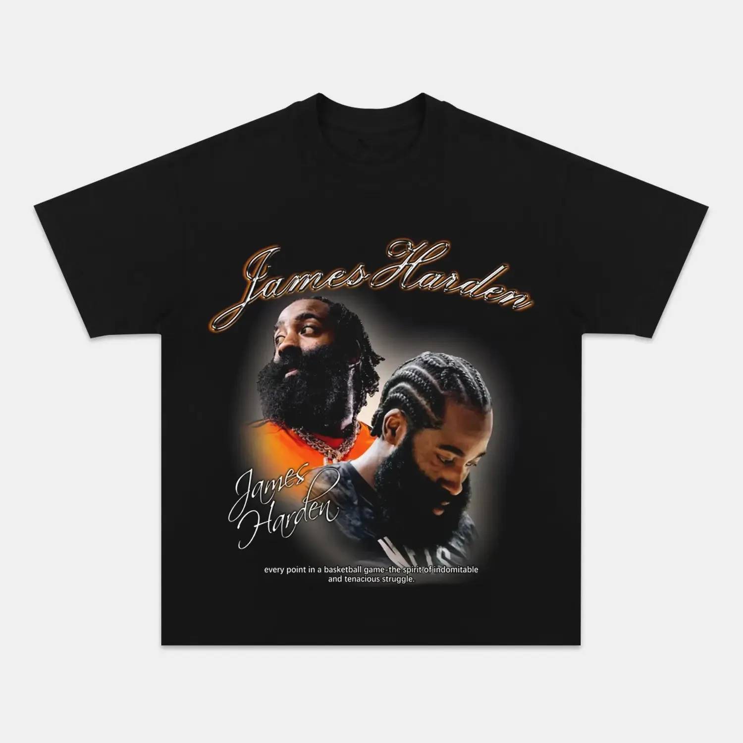 Unisex-Adult Ultra Cotton Washed T-Shirt Graphic  JAMES HARDEN  TEE 