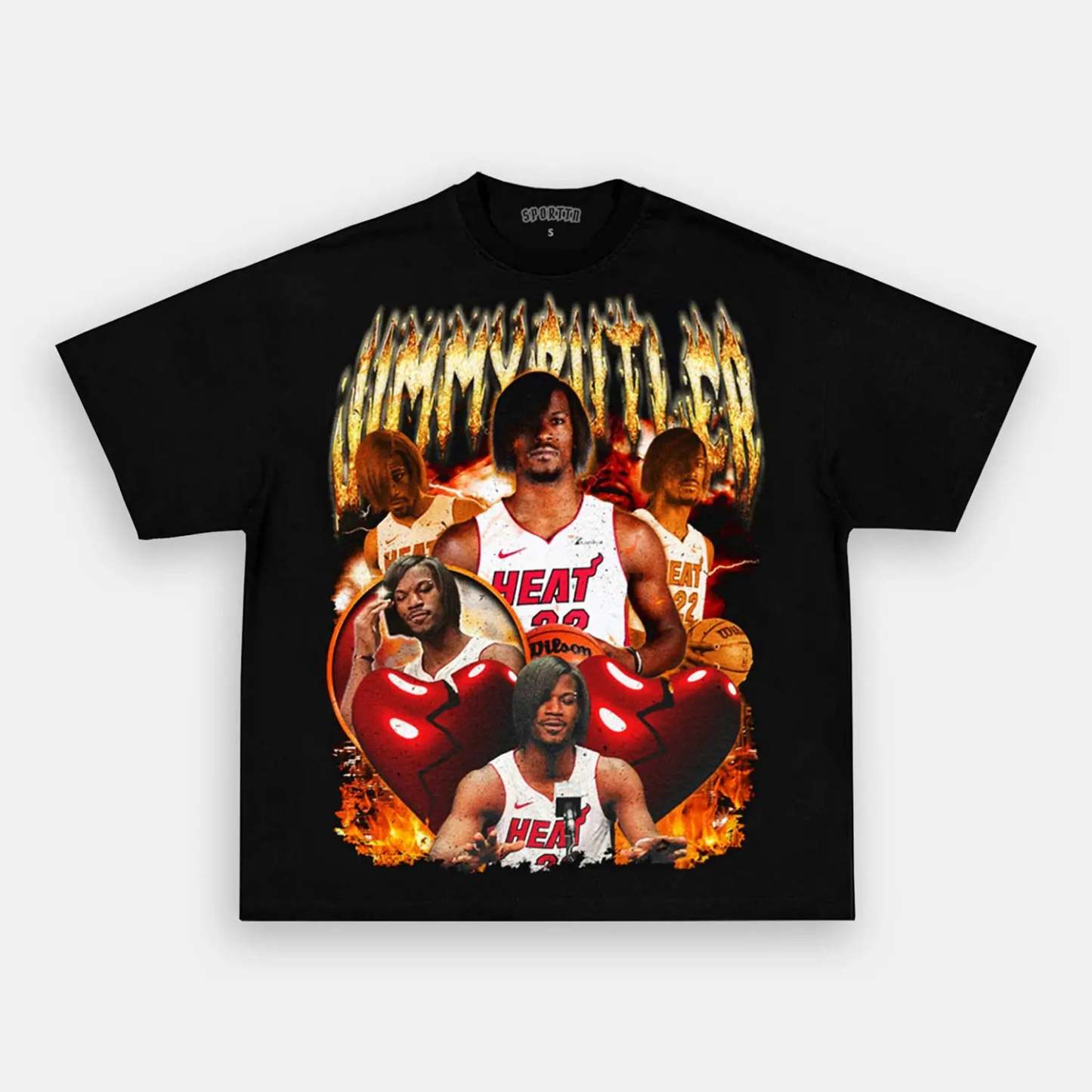 Unisex-Adult Ultra Cotton Washed T-Shirt Graphic Jimmy Butler T-Shirt
