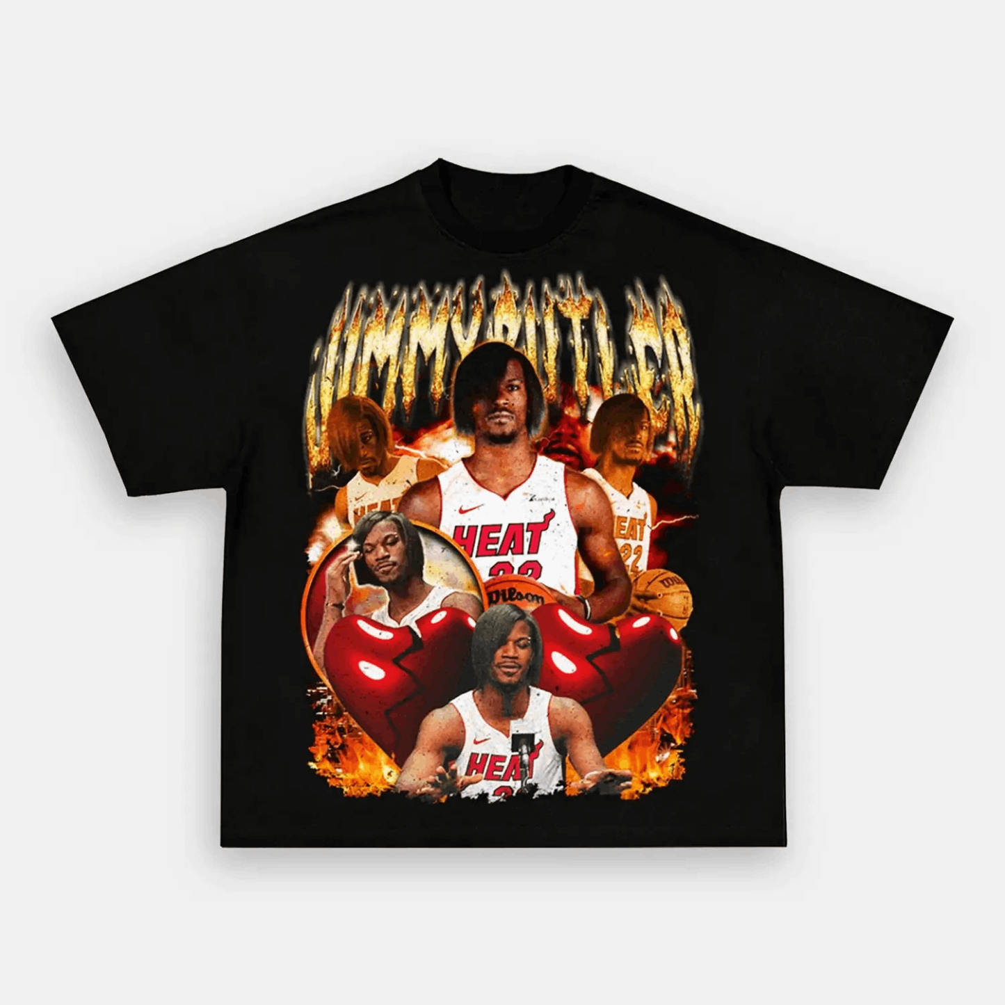 Unisex-Adult Ultra Cotton Washed T-Shirt Graphic Jimmy Butler T-Shirt