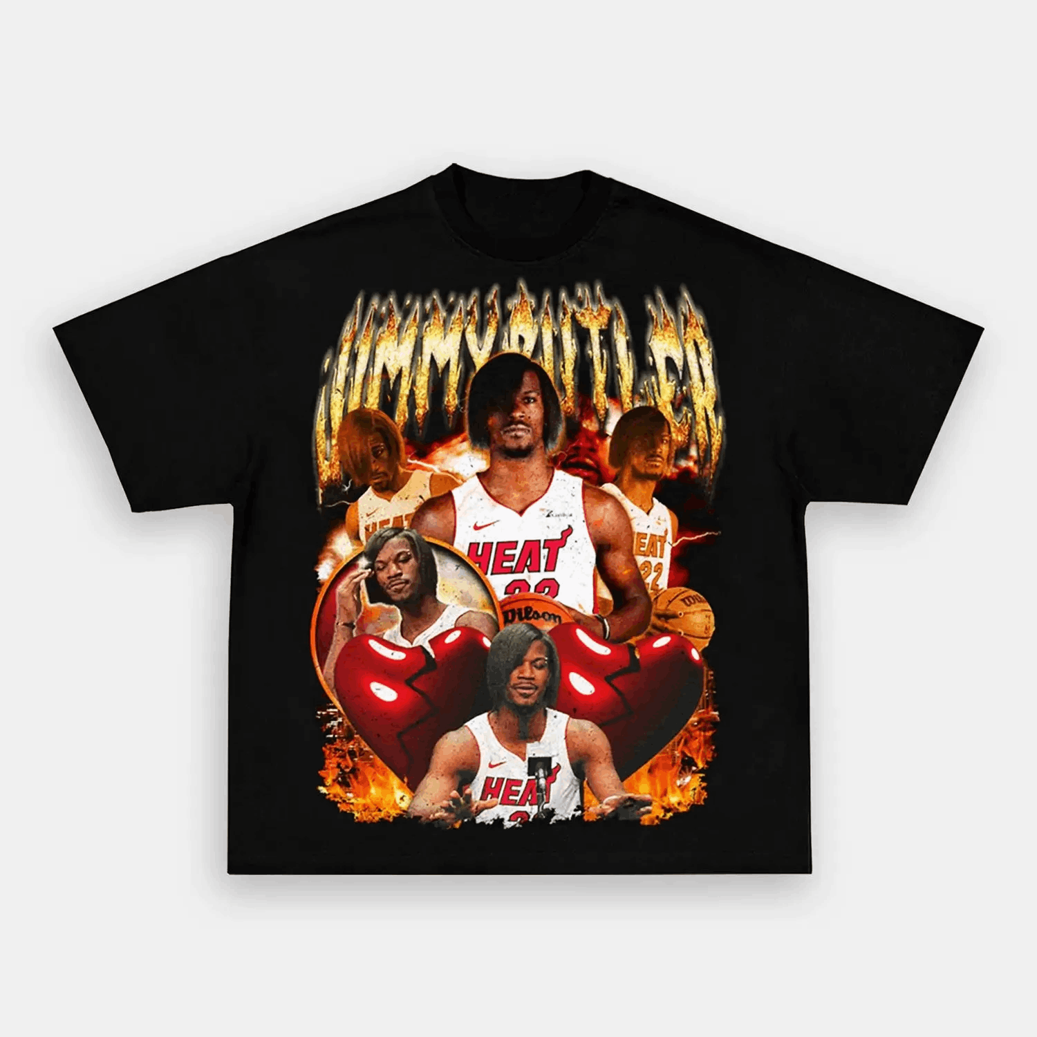 Unisex-Adult Ultra Cotton Washed T-Shirt Graphic Jimmy Butler T-Shirt