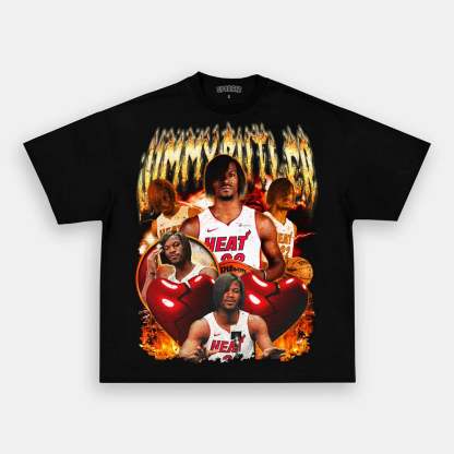Unisex-Adult Ultra Cotton Washed T-Shirt Graphic  Jimmy Butler T-Shirt 
