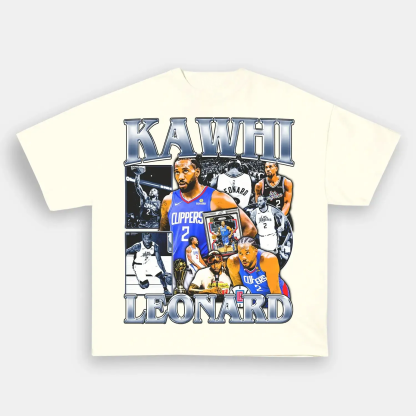 T-Shirt KAWHI LEONARD TEE Unisex-Adult Ultra Cotton Washed | TIDESENCE