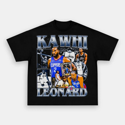 T-Shirt KAWHI LEONARD TEE Unisex-Adult Ultra Cotton Washed | TIDESENCE