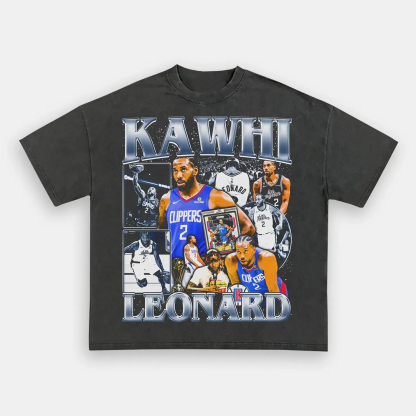 T-Shirt KAWHI LEONARD TEE Unisex-Adult Ultra Cotton Washed | TIDESENCE