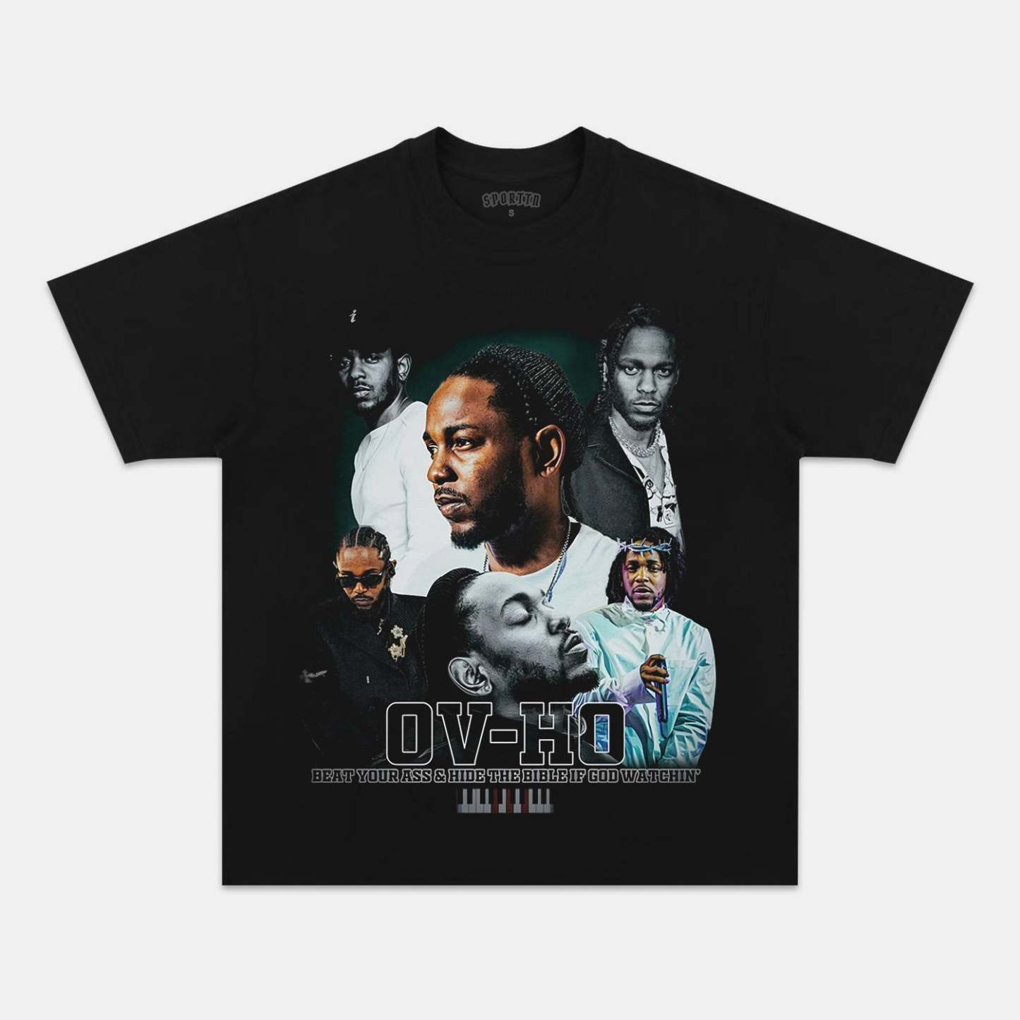 Unisex-Adult Ultra Cotton Washed T-Shirt Graphic NEW KENDRICK LAMAR TEE 