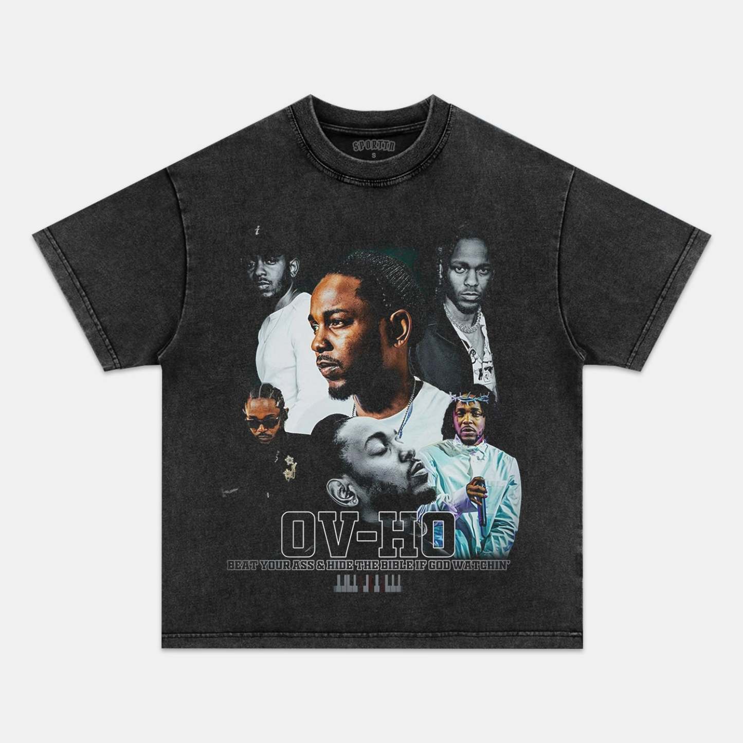 Unisex-Adult Ultra Cotton Washed T-Shirt Graphic NEW KENDRICK LAMAR TE