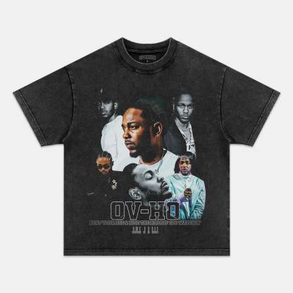 Unisex-Adult Ultra Cotton Washed T-Shirt Graphic NEW KENDRICK LAMAR TEE 