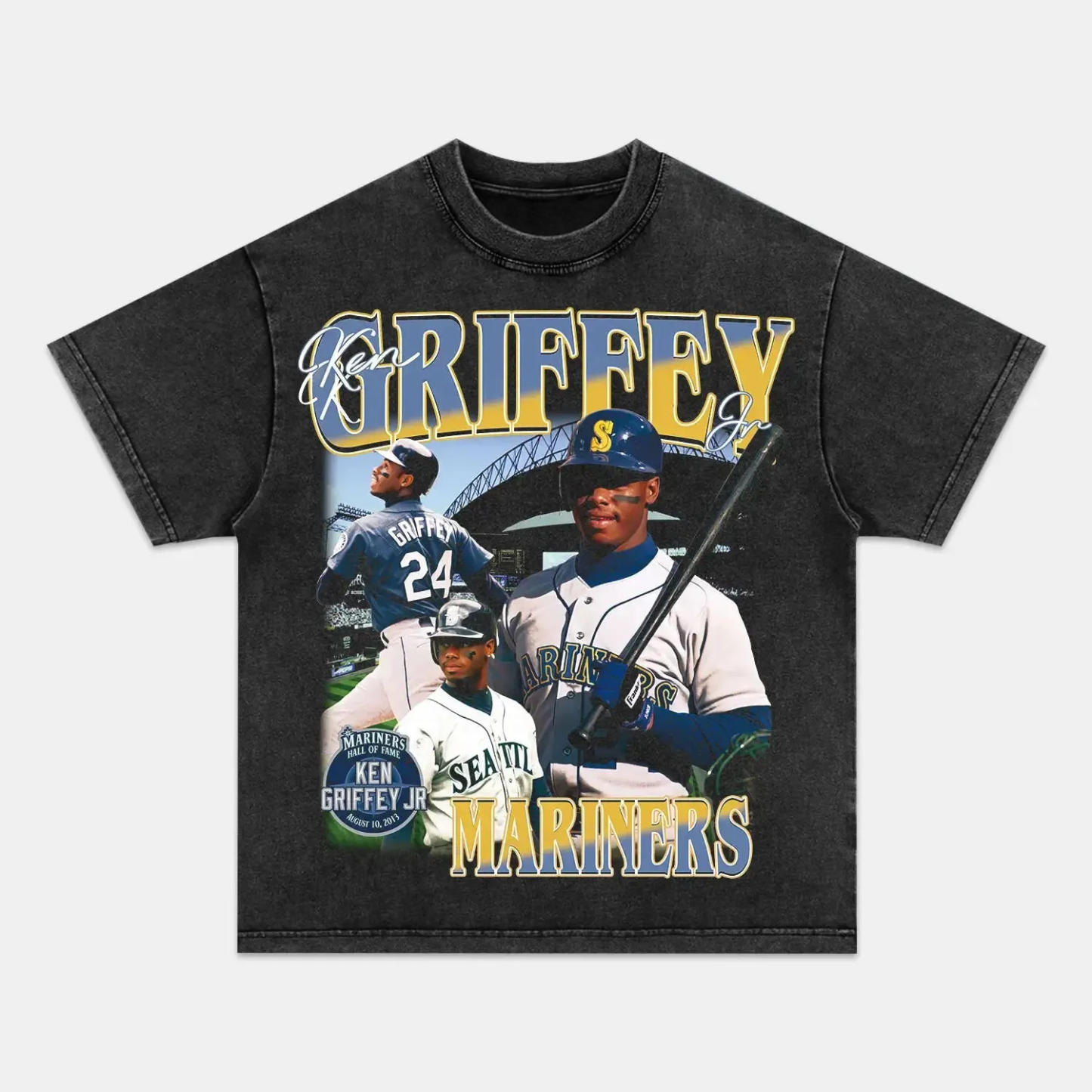T-Shirt KEN GRIFFEY JR Graphic Unisex-Adult Cotton Washed | TIDESENCE