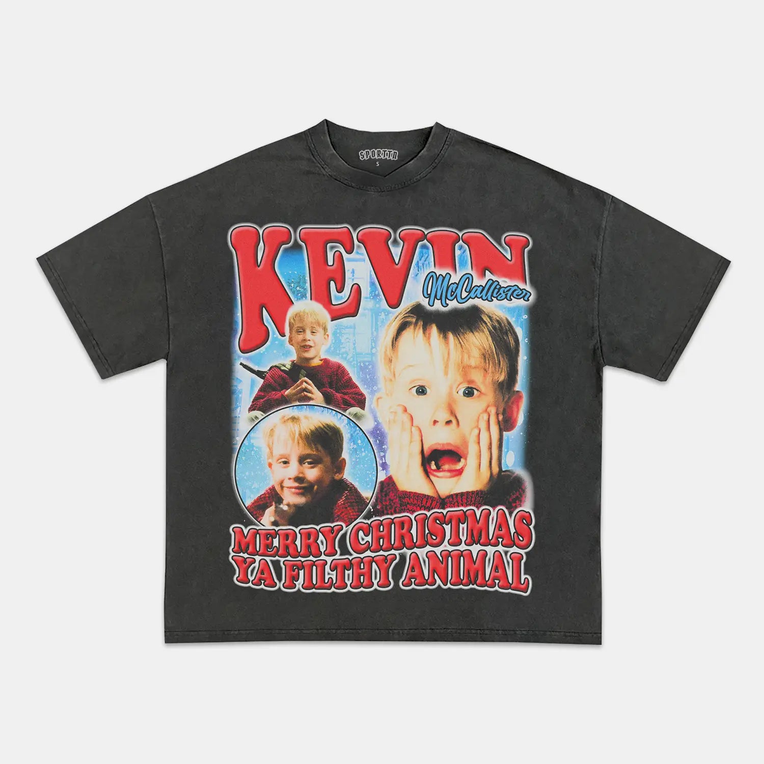 Unisex-Adult Ultra Cotton Washed T-Shirt Graphic KEVIN MCCALLISTER TEE 