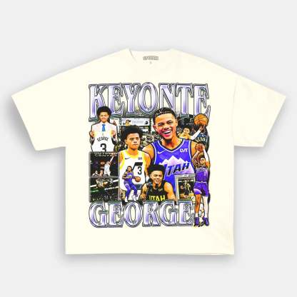Unisex-Adult Ultra Cotton Washed T-Shirt Graphic  KEYONTE GEORGE TEE 