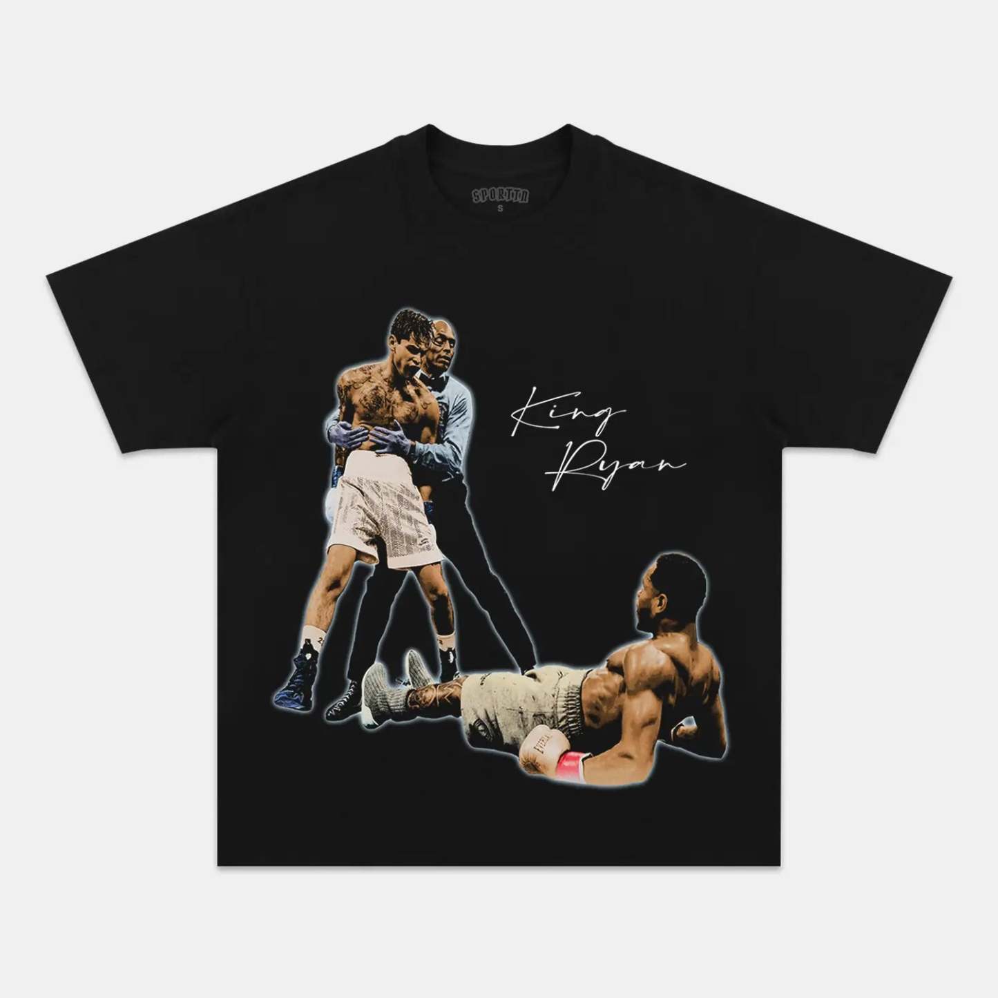 Unisex-Adult Ultra Cotton Washed T-Shirt Graphic KING RYAN TEE 