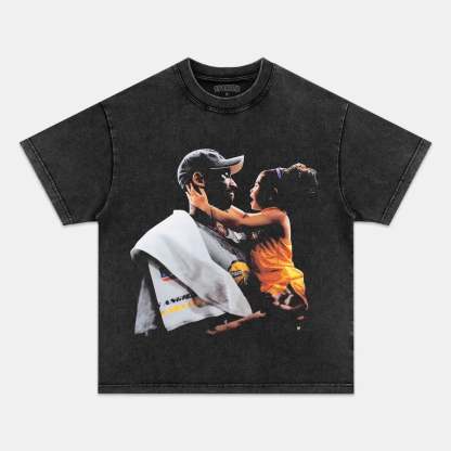 Unisex-Adult Ultra Cotton Washed T-Shirt Graphic KOBE 7.2-1 VINTAGE TEE 