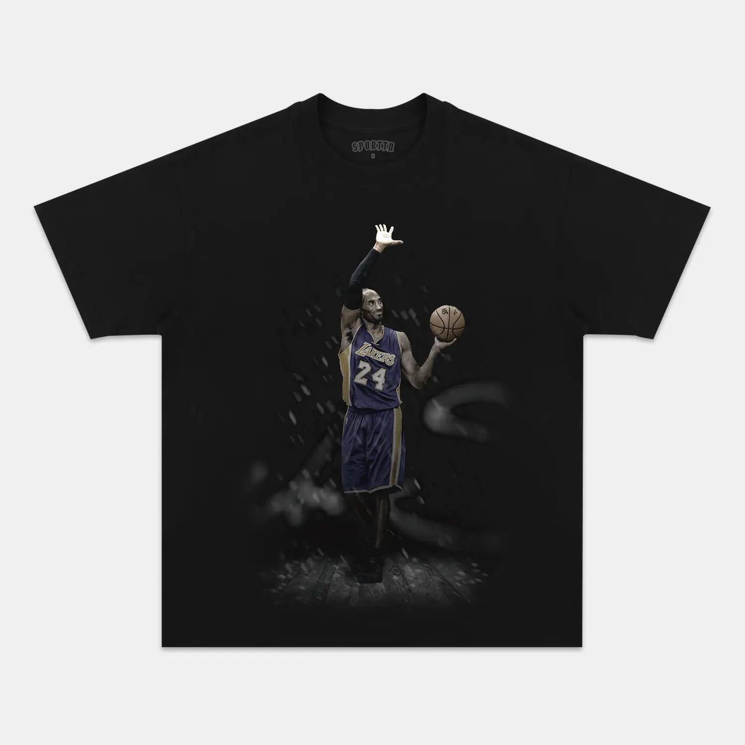 Unisex-Adult Ultra Cotton Washed T-Shirt Graphic  KOBE BRYANT V4 TEE 
