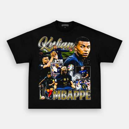 Unisex-Adult Ultra Cotton Washed T-Shirt Graphic  KYLIAN MBAPPE TEE 
