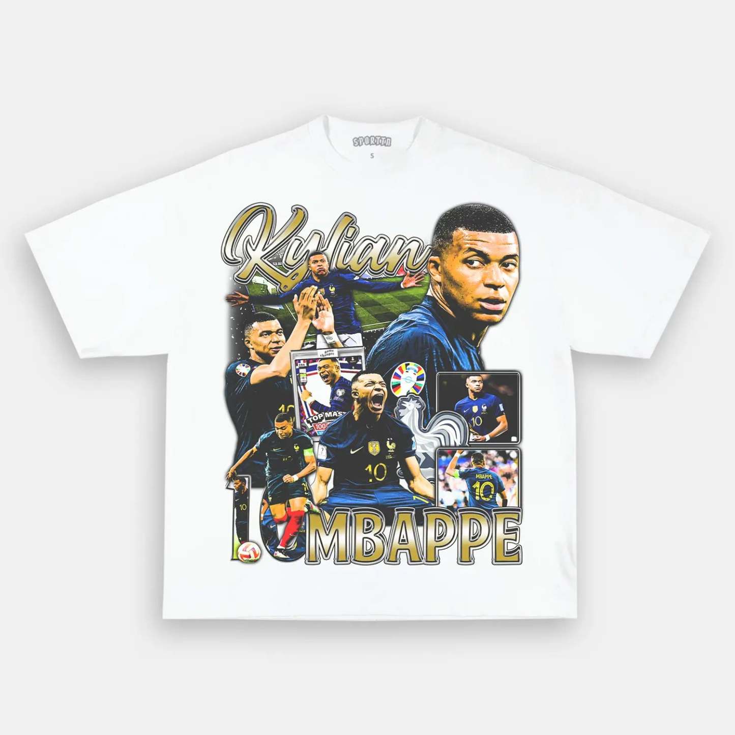 Unisex-Adult Ultra Cotton Washed T-Shirt Graphic  KYLIAN MBAPPE TEE 