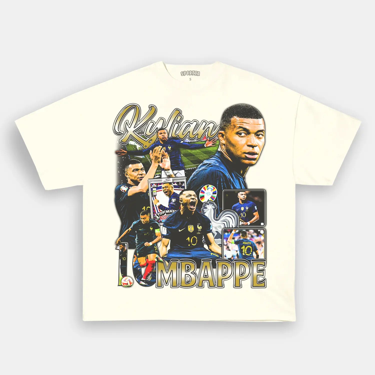 Unisex-Adult Ultra Cotton Washed T-Shirt Graphic  KYLIAN MBAPPE TEE 