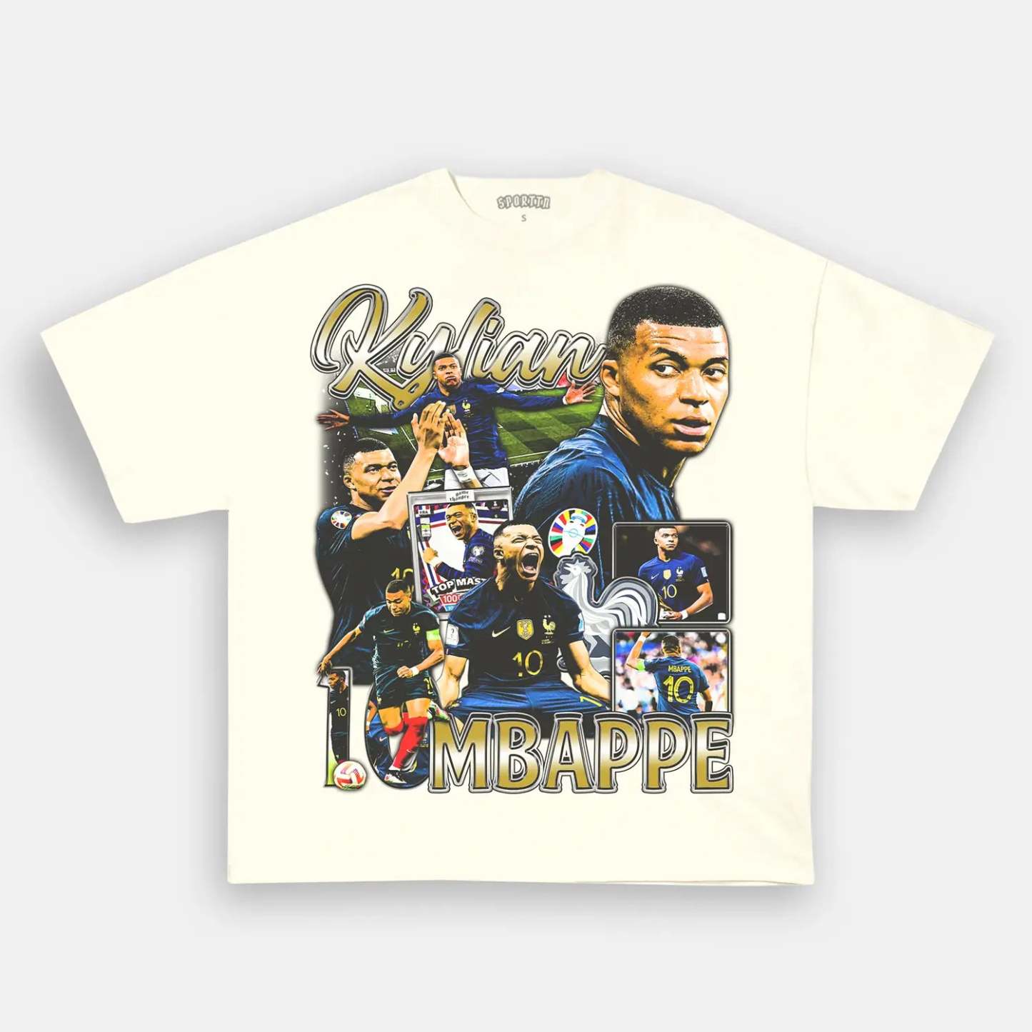 Unisex-Adult Ultra Cotton Washed T-Shirt Graphic  KYLIAN MBAPPE TEE 
