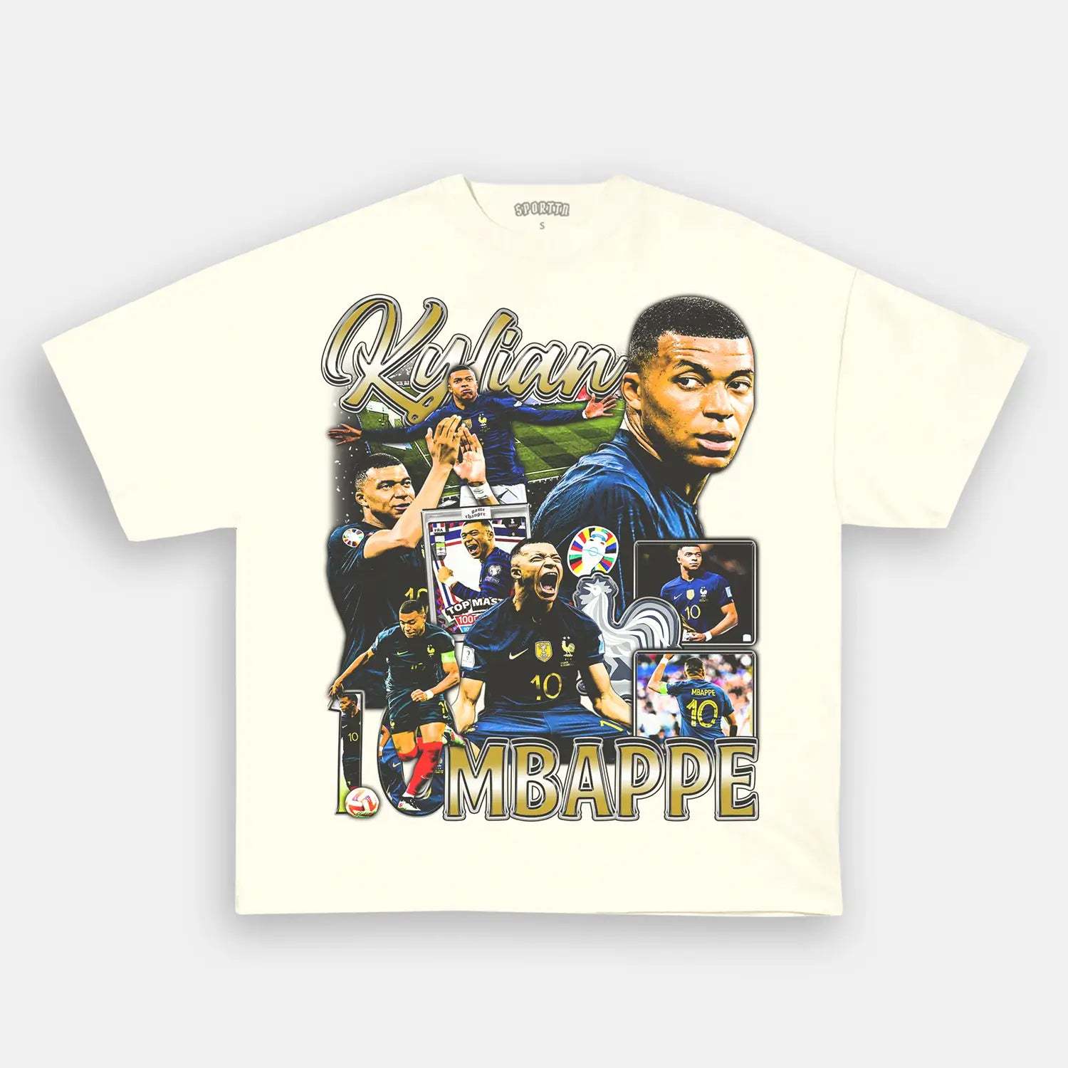 Unisex-Adult Ultra Cotton Washed T-Shirt Graphic KYLIAN MBAPPE TEE