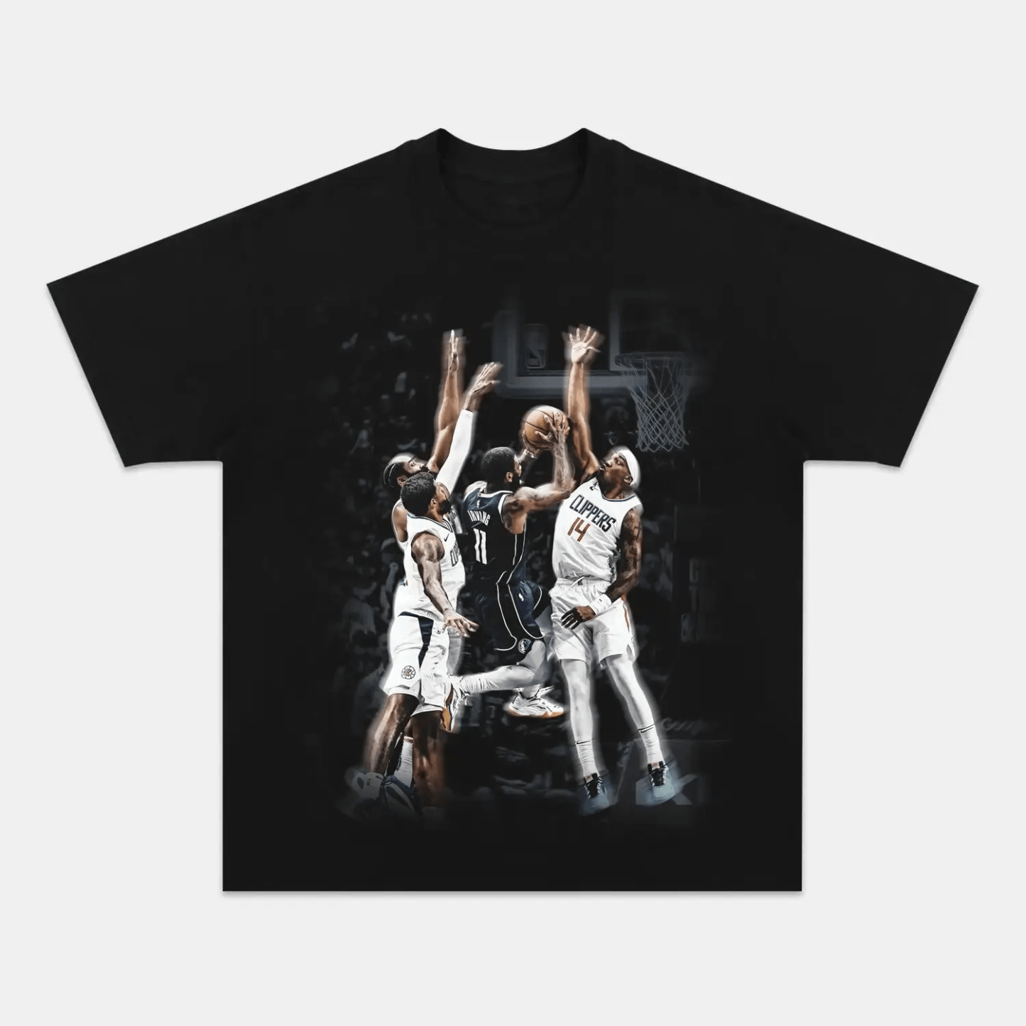 Unisex-Adult Ultra Cotton Washed T-Shirt Graphic KYRIE IRVING VINTAGE TEE