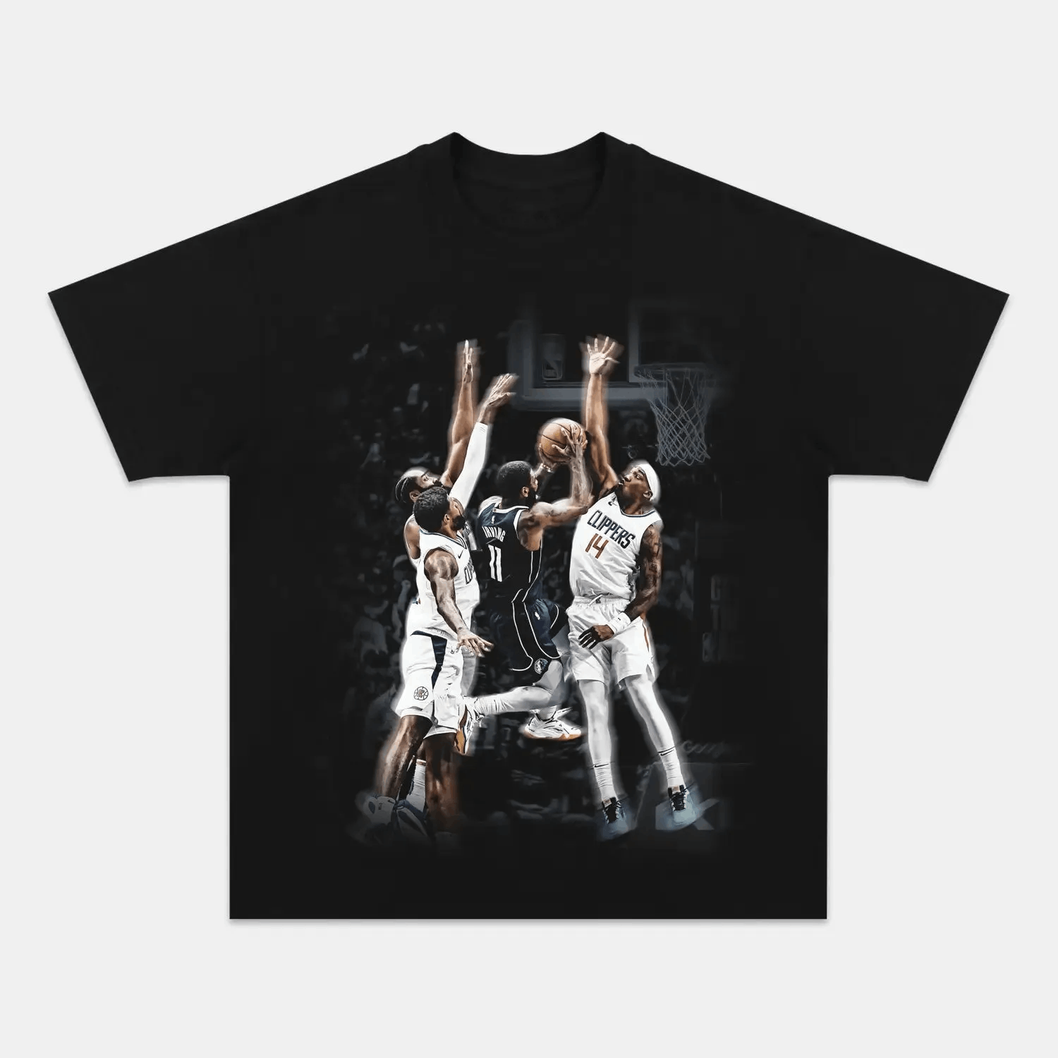 Unisex-Adult Ultra Cotton Washed T-Shirt Graphic KYRIE IRVING VINTAGE TEE