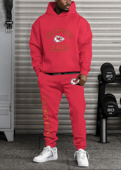 Kansas City Chiefs NFL Sport Hoodie Tracksuit Style 465