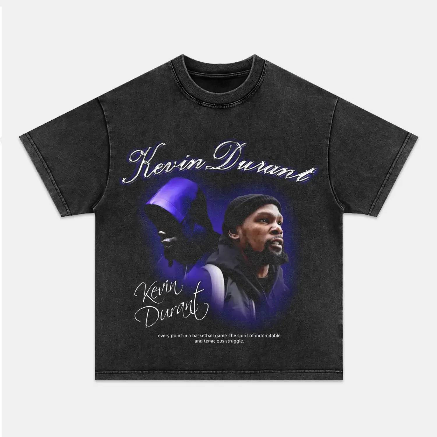 Unisex-Adult Ultra Cotton Washed T-Shirt Graphic  KEVIN DURANT VINTAGE TEE 