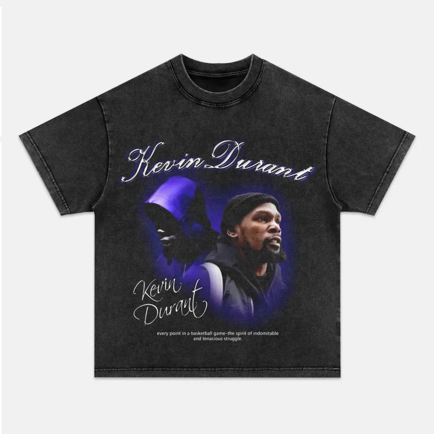 Unisex-Adult Ultra Cotton Washed T-Shirt Graphic  KEVIN DURANT VINTAGE TEE 