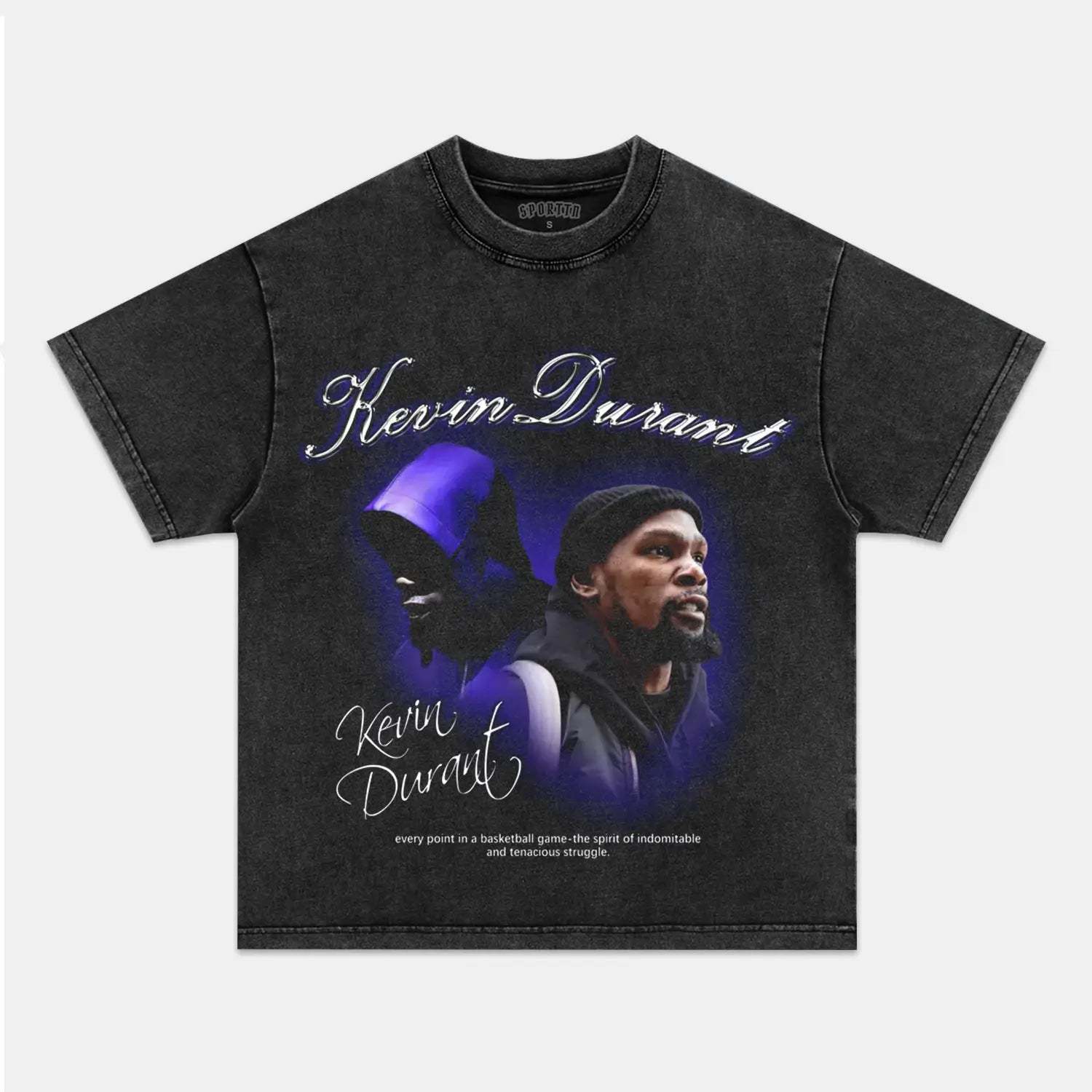 Unisex-Adult Ultra Cotton Washed T-Shirt Graphic KEVIN DURANT VINTAGE TEE