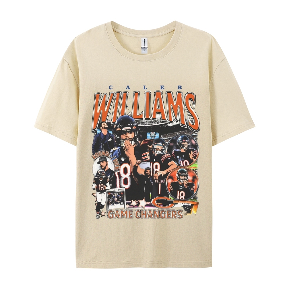 Unisex-Adult Ultra Cotton Washed T-Shirt Graphic CALEB WILLIAMS - BEARS TEE 