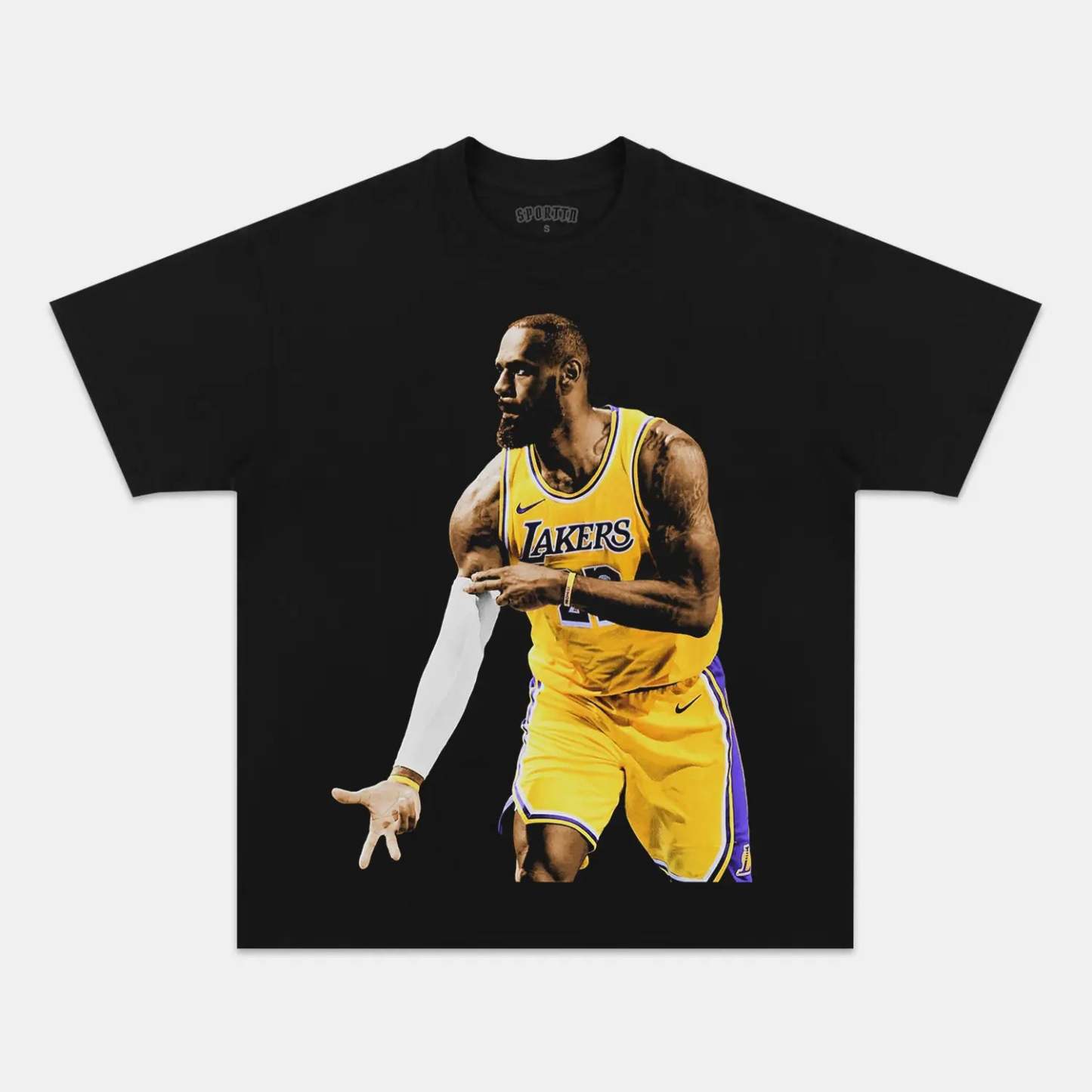 Unisex-Adult Ultra Cotton Washed T-Shirt Graphic LEBRON 3 VINTAGE TEE